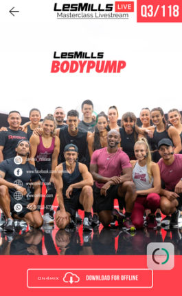 BODYPUMP- 118 livestream